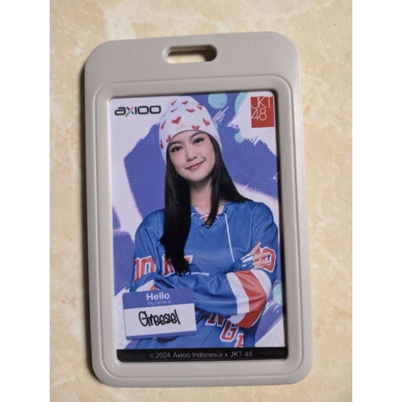 fotocard greesel jkt48 official Axioo x jkt48