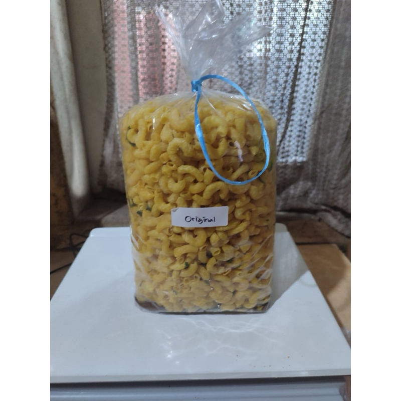 

Makaroni Gurih Rasa Original - Tidak Berminyak, Pas untuk Camilan (1kg/500g/250g)
