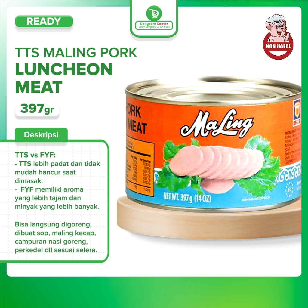

MALING TTS 397 GRAM / MA LING CANNED PORK - NON HALAL
