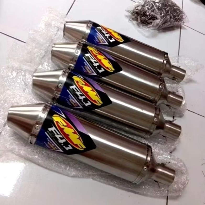 Exhaust FMF stainless 38 mm inlet only/ Muffler fmf f4 canister only