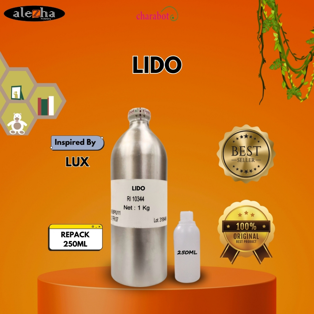 bibit parfum murni LIDO ( charabot ) 250ml - repack