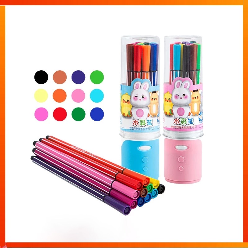 

GuangBo Hexagonal Watercolor Marker Pen Spidol Warna