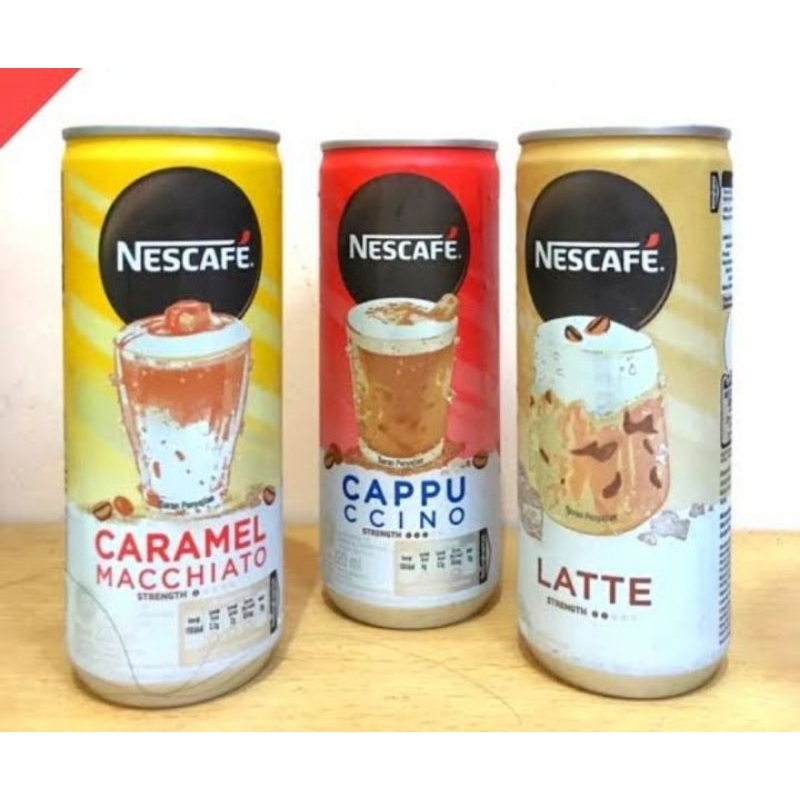 

nescafe latte kaleng nescafe caramel machiato kaleng 220ml