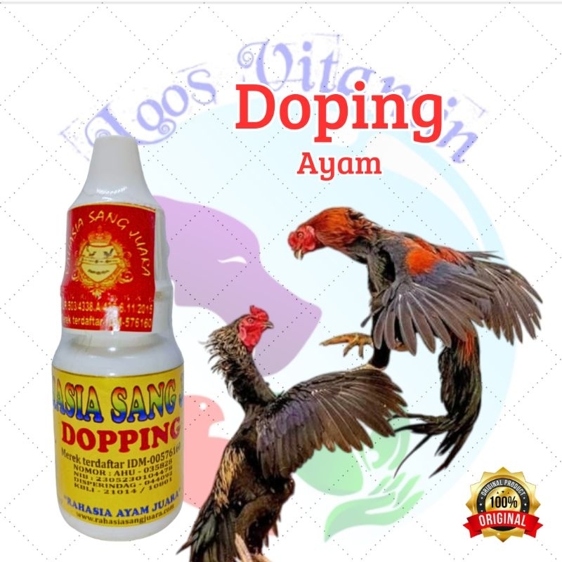 RSJ Doping Ayam 15 mil Original Suplemen Ayam Aduan Juara Laga Nafas Lebih Panjang