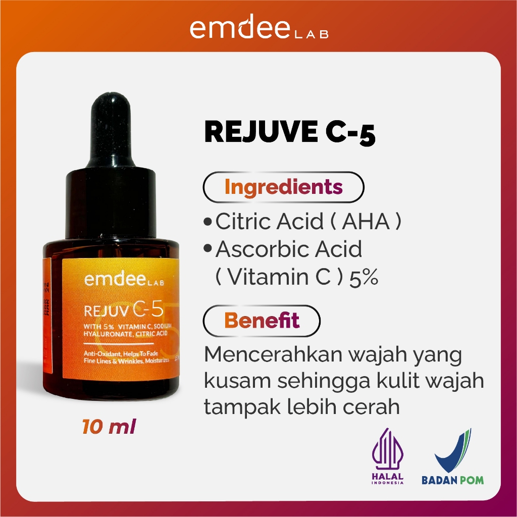 Emdee Lab Rejuv C - 5 - Serum 15mL