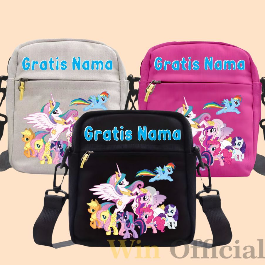 Tas Selempang Sekolah Anak Perempuan Kuda Poni Selempang Unicorn Anak TK Sd Murah Terbaru