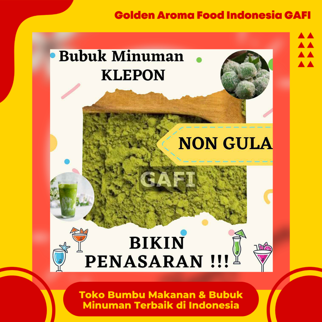 

Bubuk Minuman Klepon NON GULA 1 Kg Bandung Serbuk Minuman Rasa Klepon Powder Non Gula 1 Kg Enak Murah Minuman Kekinian Terbaik Boba GAFI