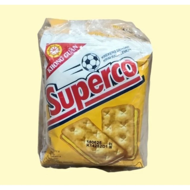 

Khong Guan Superco Lemon Biscuit Sepak isi 10 Pcs