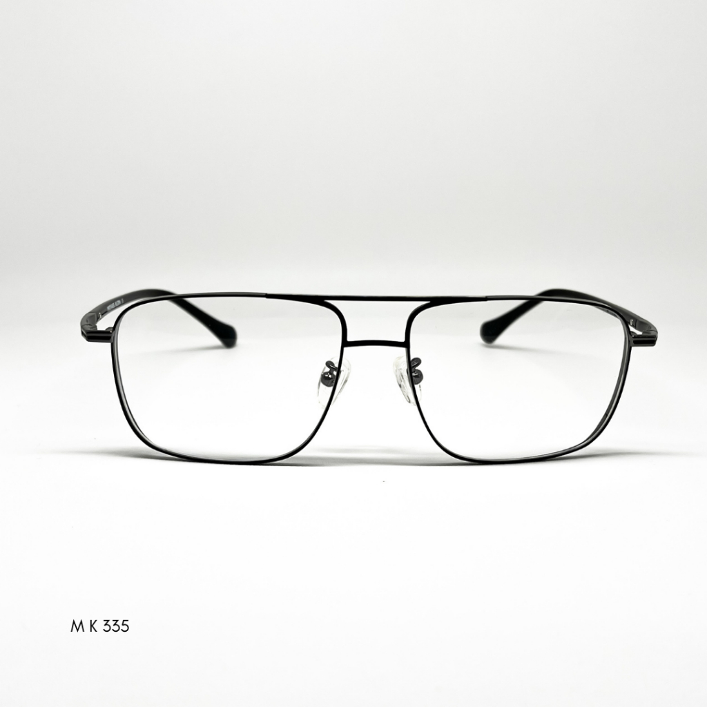 SuperEye Optic - Paket Bundling Frame + Lensa Kacamata MICHAEL KLEIN 335 FFMU kacamata aviator tipis