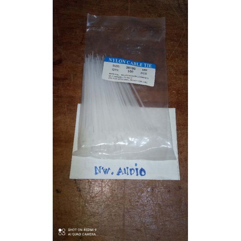 

Nylon Cable Ties 3x100 MM