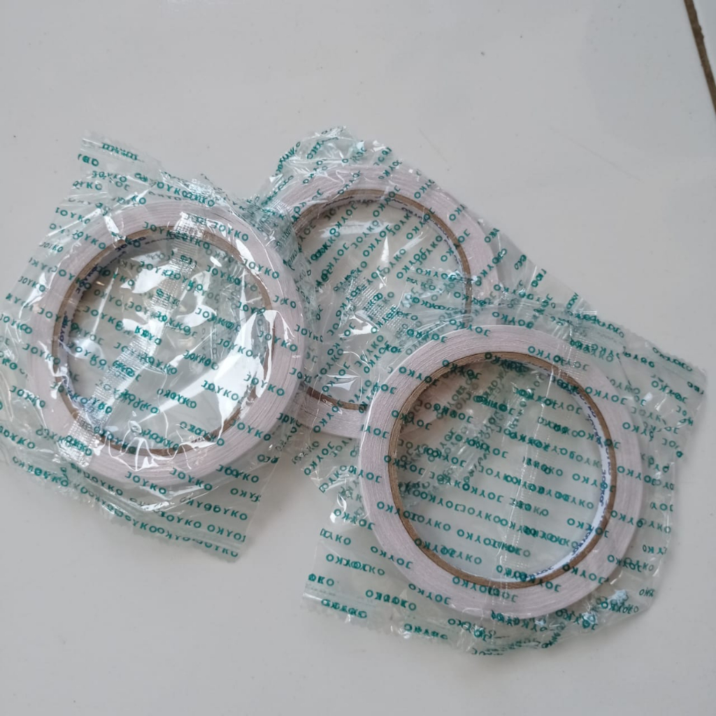 

Double Tape Joyko 1/4 inch / 6mm x 15 Yard ( 1pcs )