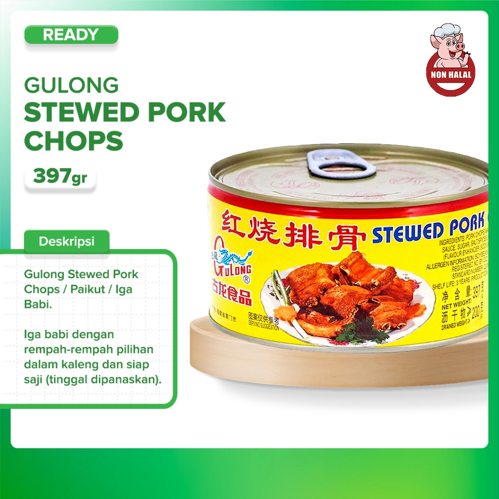 

Gulong Stewed Pork Chops / Paikut / Iga Babi 397gr