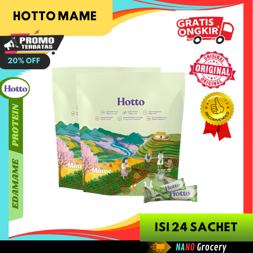 

2 Pouch Hotto Mame Edamame Protein | Hidup Sehat dengan Edamame