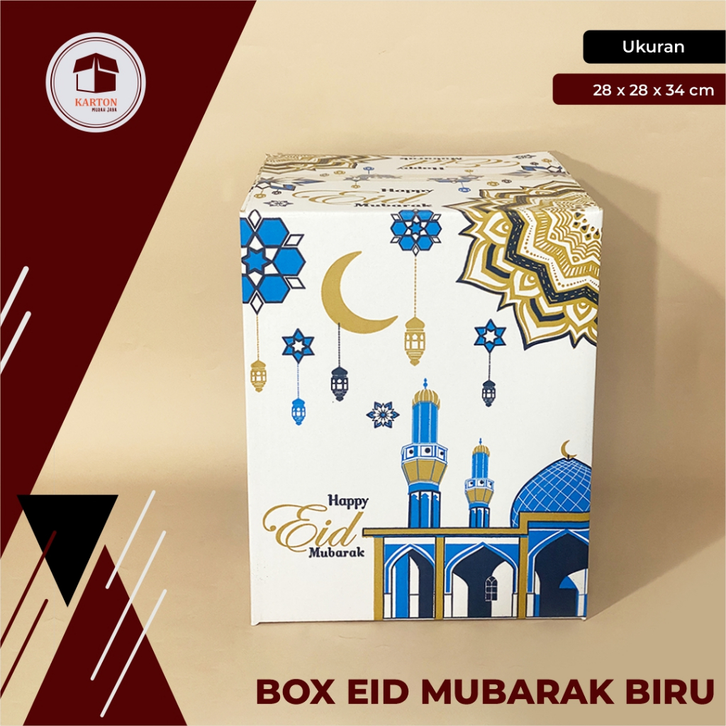 

BOX PARCEL EID MUBARAK IDUL FITRI 28 x 28 x 34 cm- BOX PARCEL LEBARAN/ Hampers idul fitri