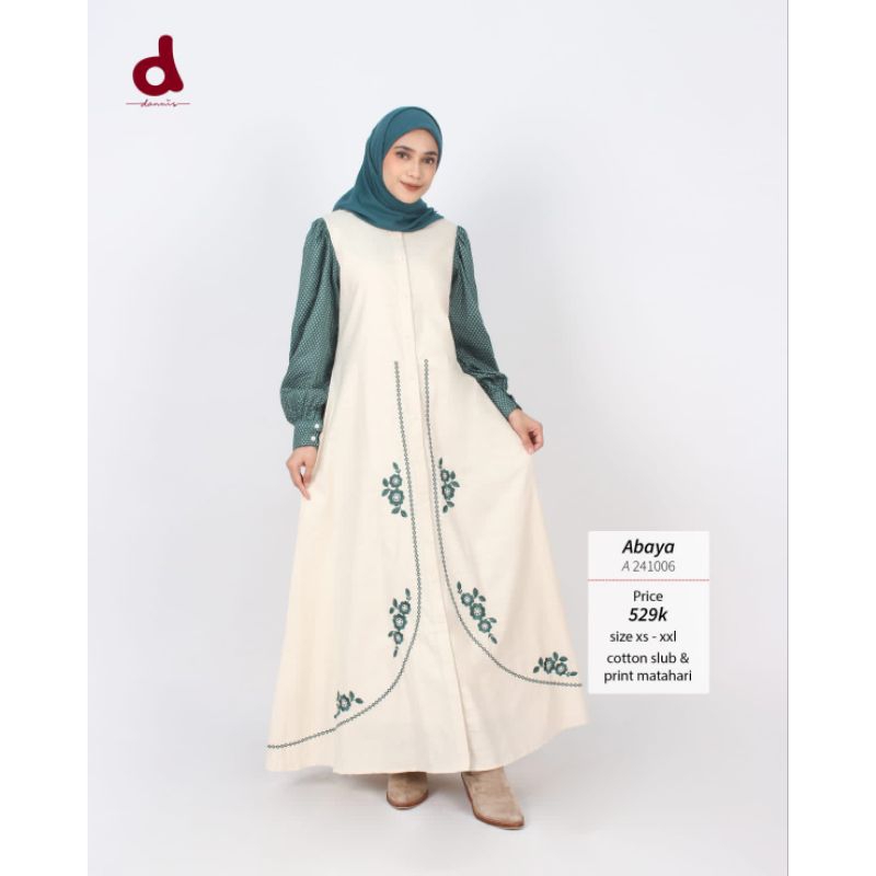 Dannis 2025 Abaya Dewasa Size Xs, S, M, L, XL, XXL IDR 529.000