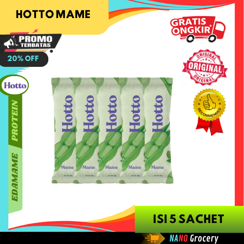 

5 Sachet Hotto Mame Edamame Protein | Hidup Sehat dengan Edamame