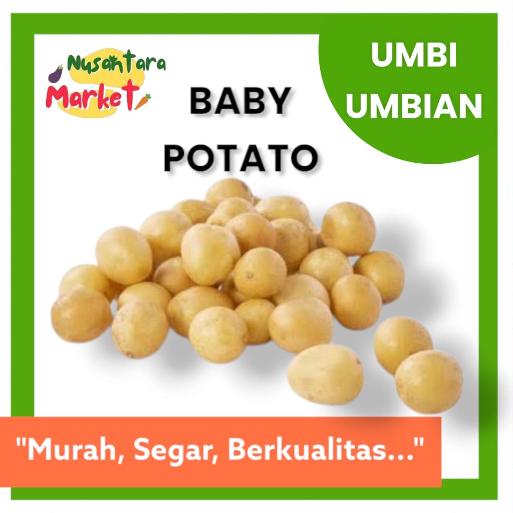 

KENTANG MINI/KENTANG KECIL/BABY POTATO | 200GR | NUSANTARA MARKET