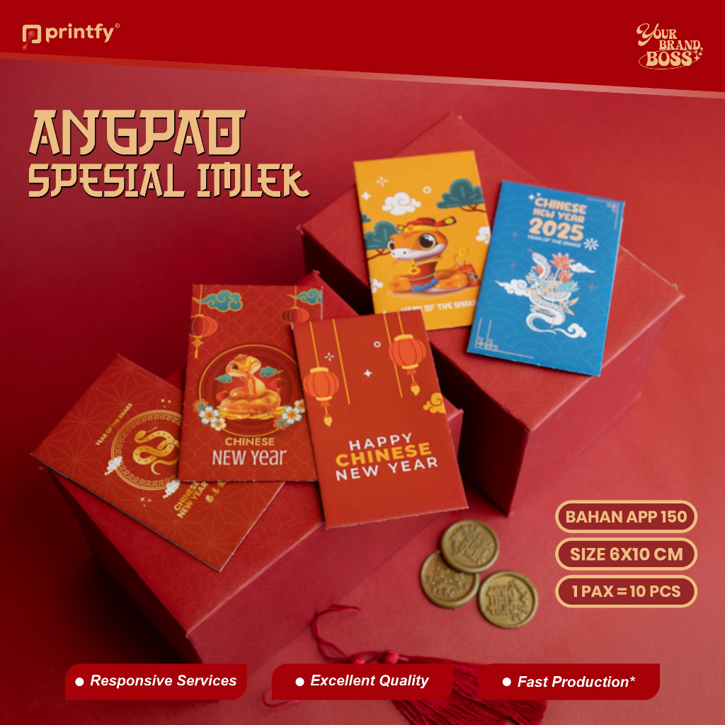 

Angpao Imlek Chinese New Year 2025 Isi 10 Pcs