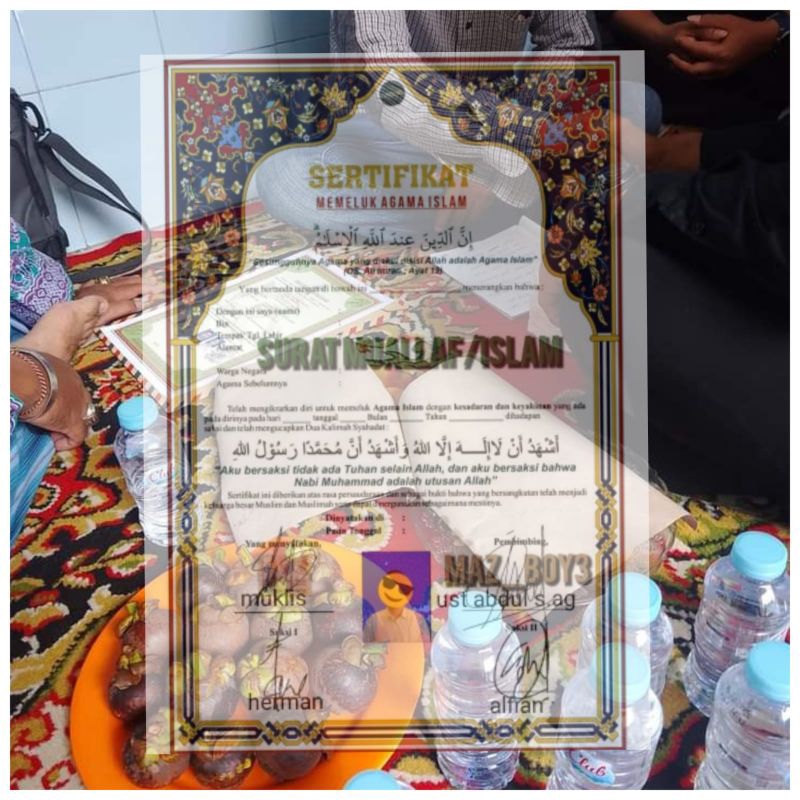 

Sertifikat Best Seller Muslim mualaf