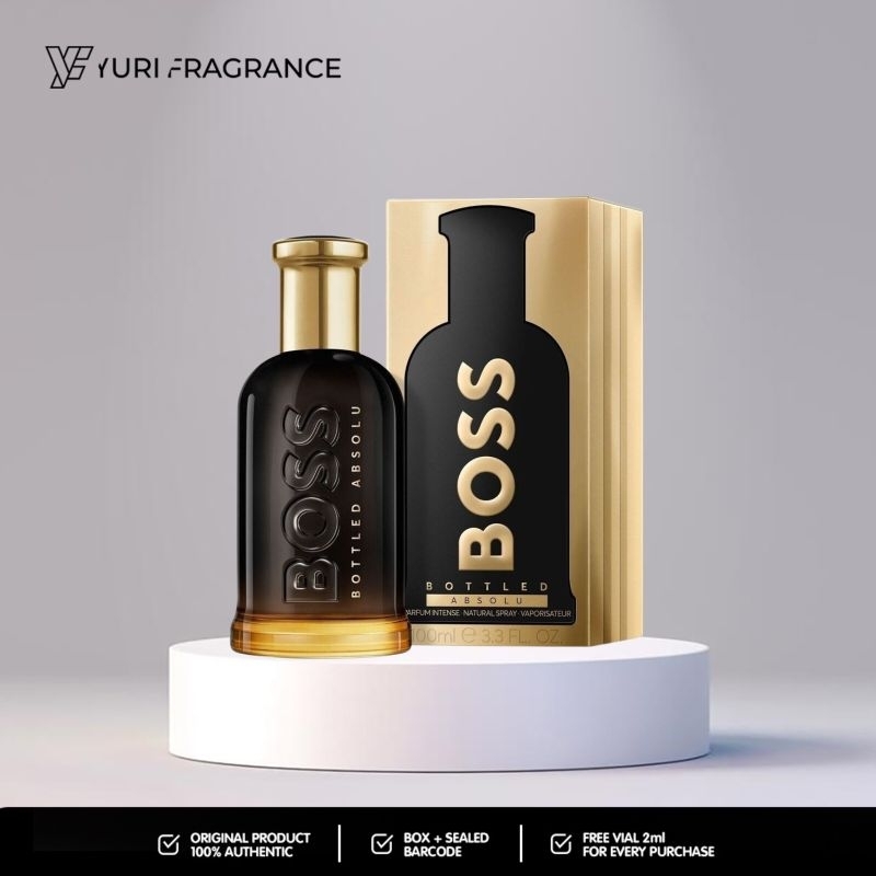 Hugo Boss Bottled Absolu EDP 100ml Original Box Segel Lengkap