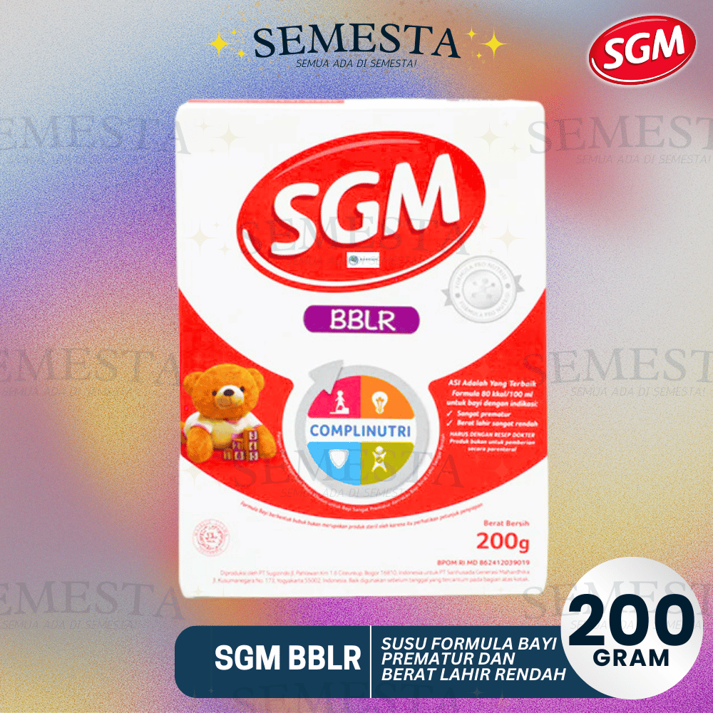 SGM BBLR 200g Susu Formula Bayi Prematur dan Berat Lahir Rendah