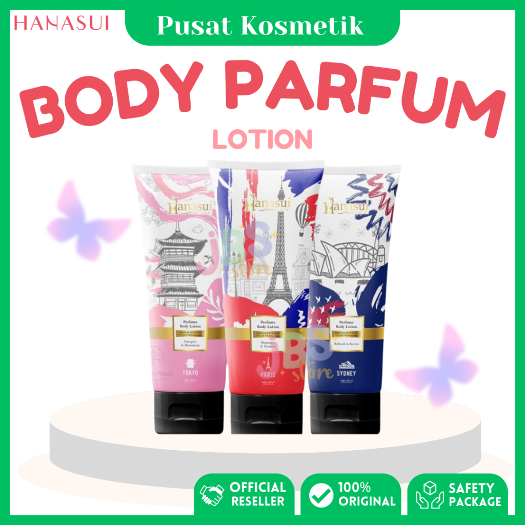 HANASUI Brightening Parfume Body Lotion | Lotion Wangi