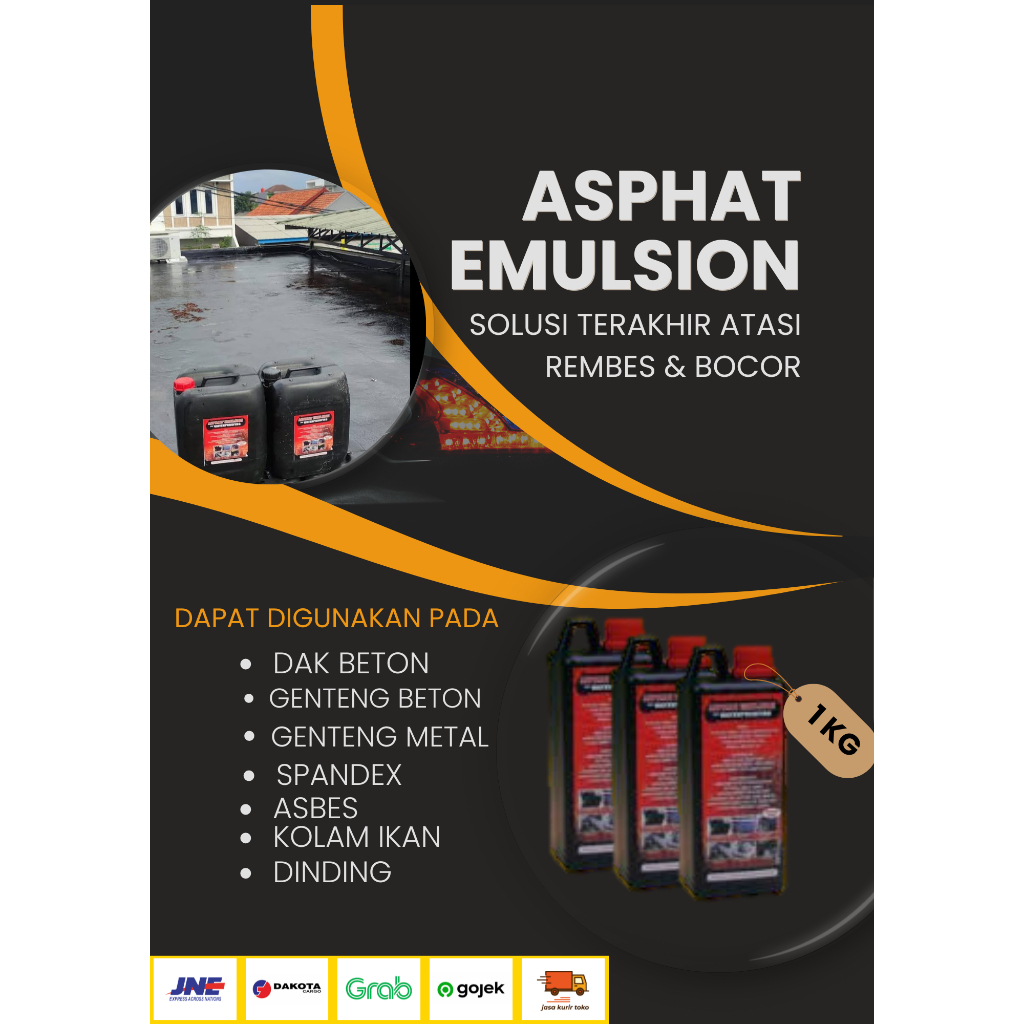 cat aspal cair untuk mengatasi dak bocor dan rembes