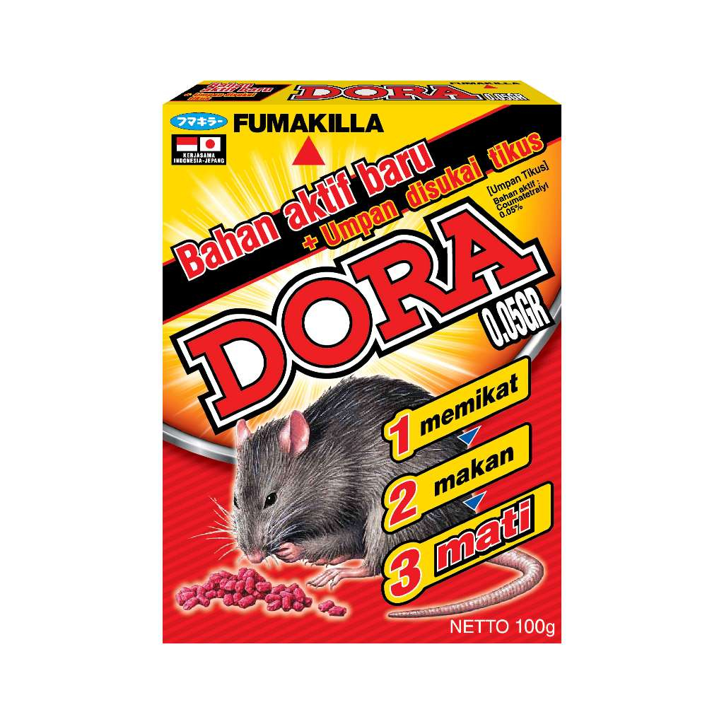 Fumakilla Dora Pembasmi Tikus 100gr