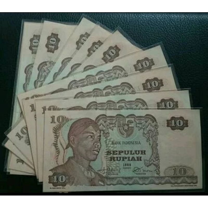 Uang Kuno 10 Rupiah Sudirman Tahun 1968