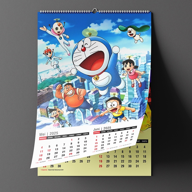 

Kalender Dinding Doraemon 2025 (preorder)
