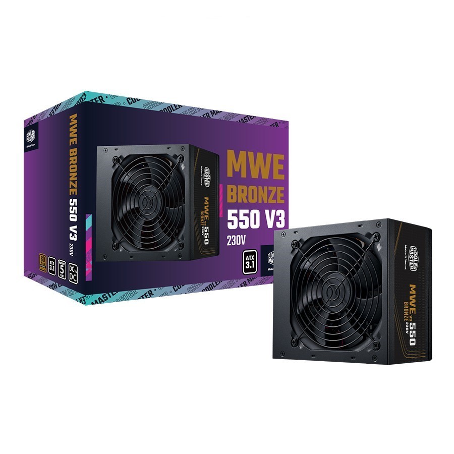 COOLER MASTER MWE 550 WATT 80+ BRONZE V3 COOLERMASTER MWE550