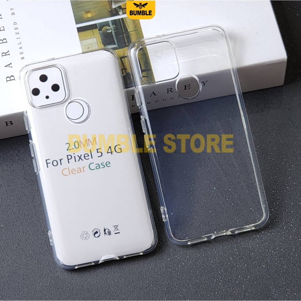 Bumble - Google Pixel 5 4G Google Pixel 4A 4G Softcase Clear Case Bening 2.0mm Case Google Pixel 5 4