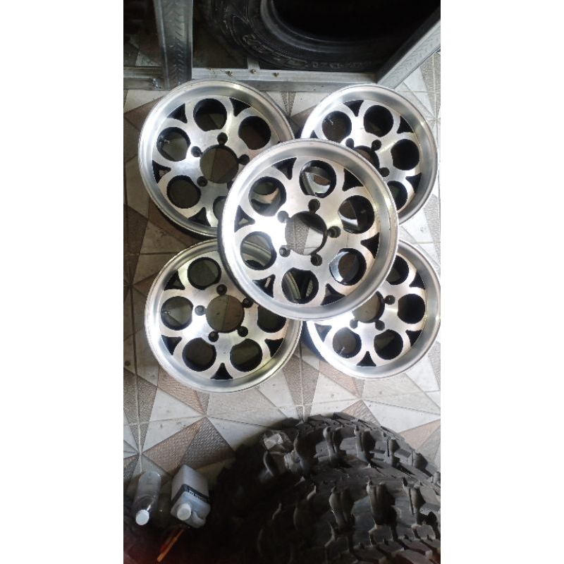 VelgSekenAlumuniumRing15Lebar7inchPcd5x139,7CopotanmobilTaft