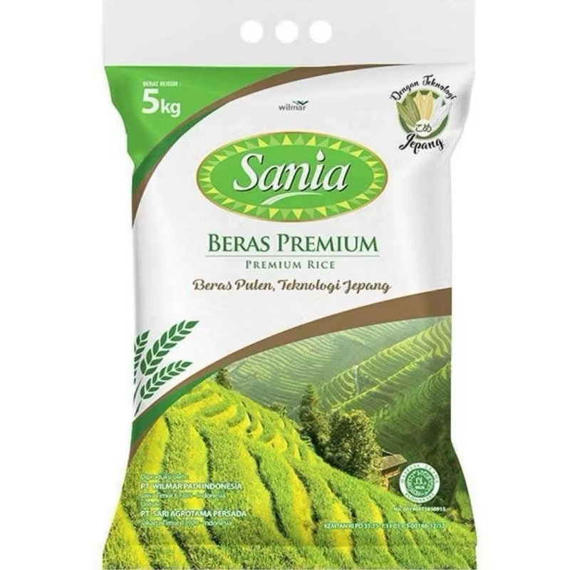 

Beras premium sania 5 kg