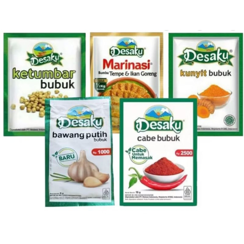 

(INSTANT & SAMEDAY) DESAKU BUMBU Marinasi, Kunyit Bubuk & Ketumbar