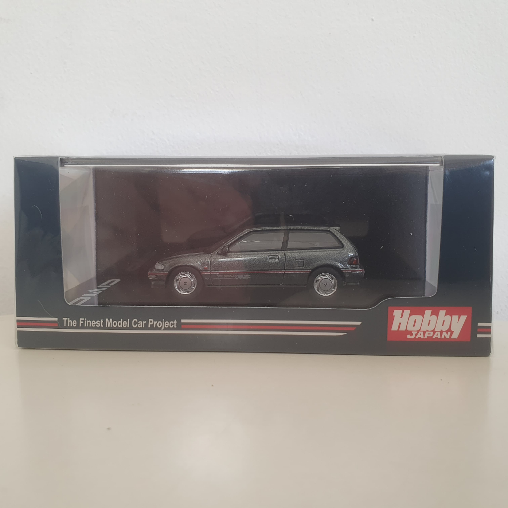 Hobby Japan Honda Civic Nouva EF9 SiR II 1/64 (Gray Metallic, Grey, Abu, Not Type-R TypeR TypeR, EF-