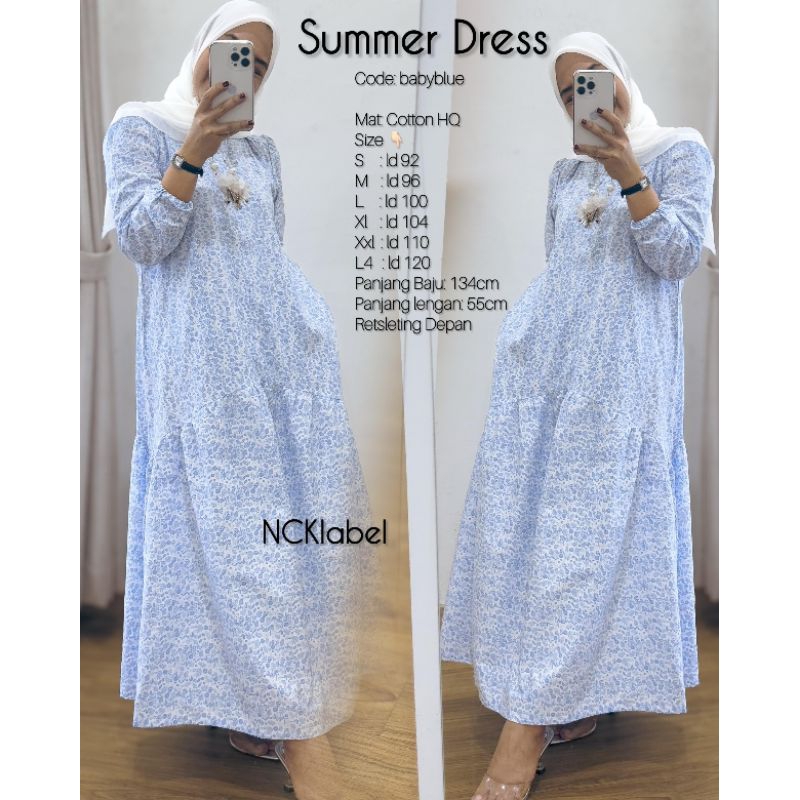 SUMMER DRESS ORI NCK LABEL