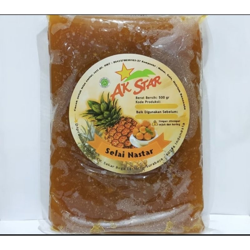 

Selai Nastar Nanas Ak Star 500 Gram