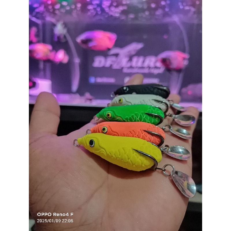 soft frog 3D New 5cm - 7-8gram