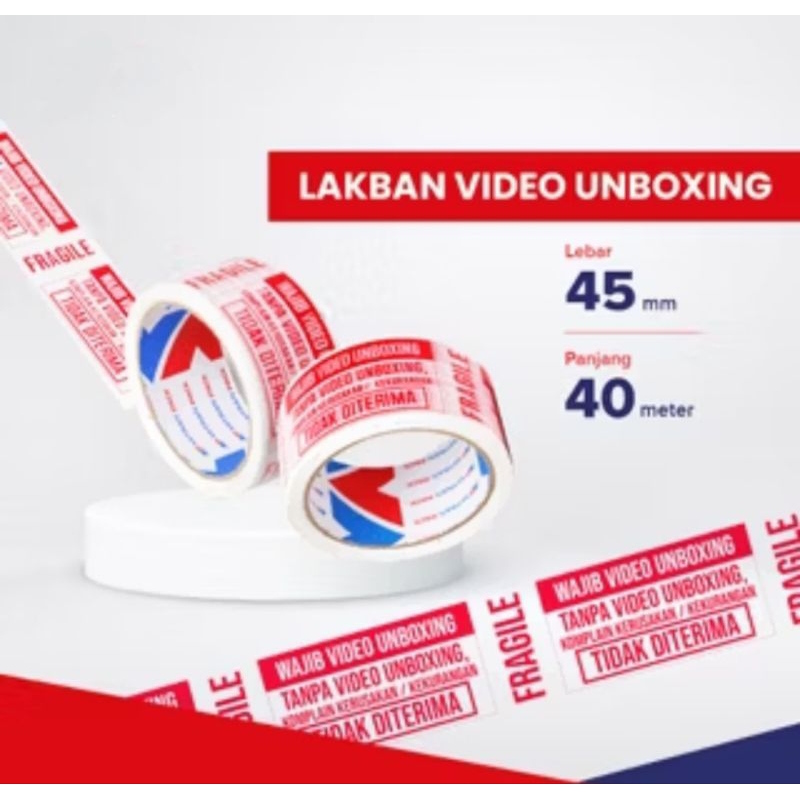 Lakban Fragile / Lakban Video Unboxing 45x40