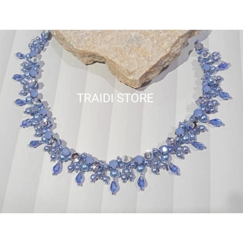 Payet instan Payet rangkai Payet leher Payet mutiara Payet kristal(BAHIRA)