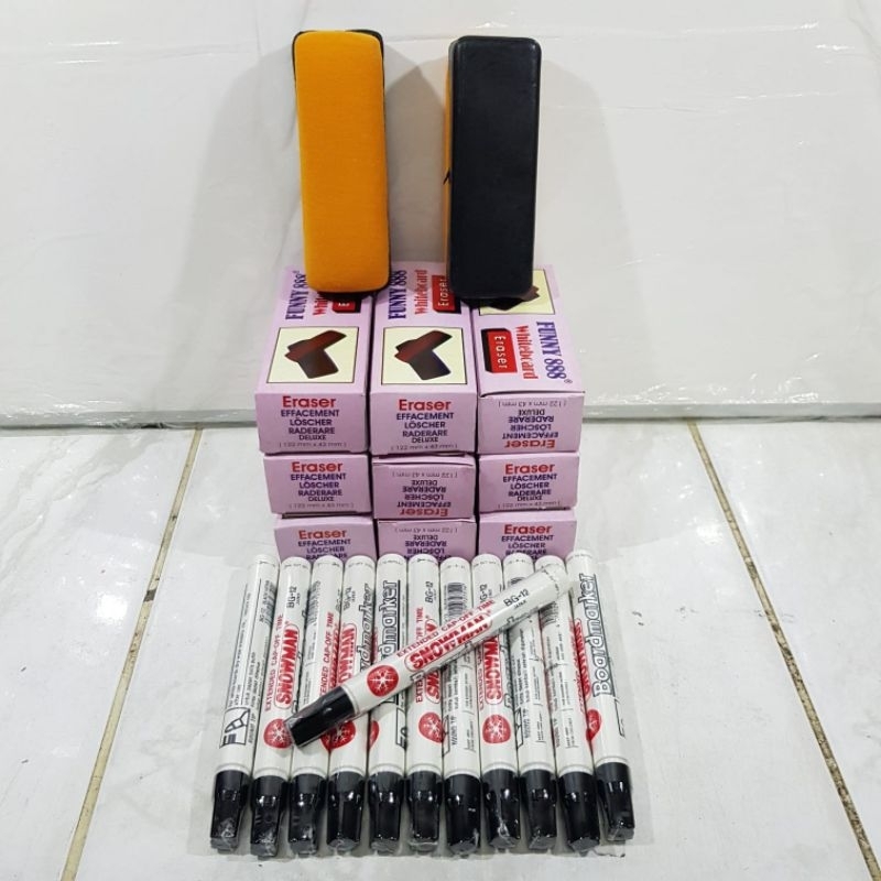 

Spidol Dan Penghapus Papan White Board Set