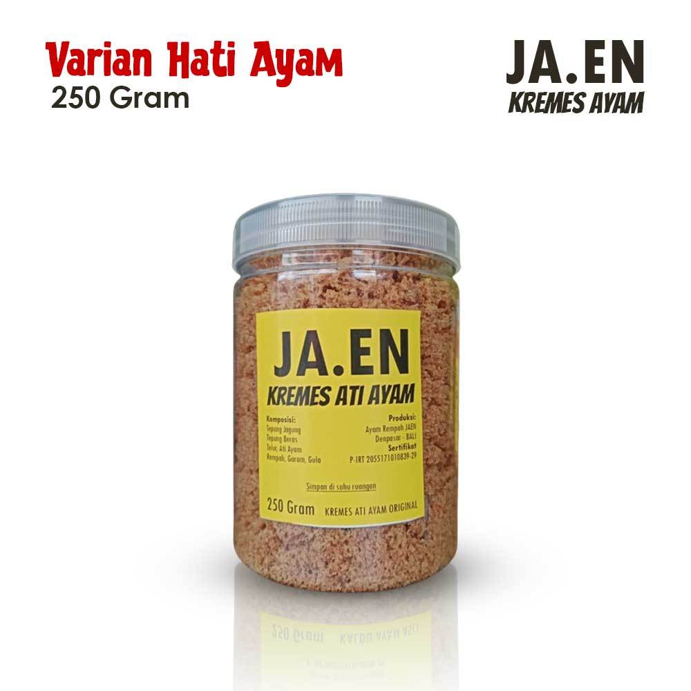 

JA.EN Kremes Hati Ayam 250 Gram - Camilan Renyah dan Gurih