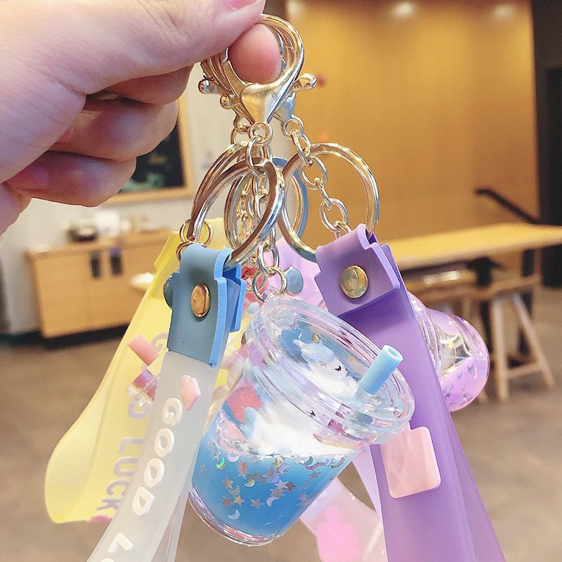 Gantungan Kunci Bubble Tea Cup Keychain KS012  IQ