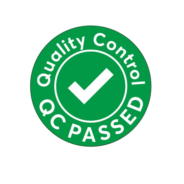 

STIKER VINYL QC QUALITY CONTROL PASSED