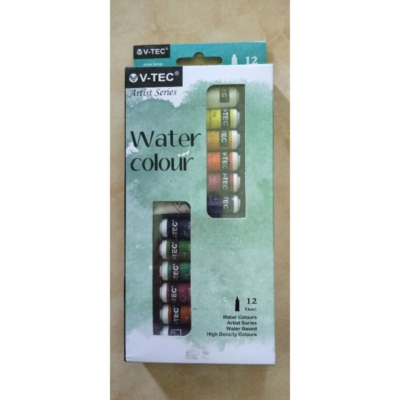 

V-TEC Water Colour 12 x 6ml