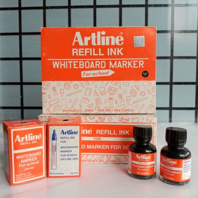 

Refill Ink Isi Ulang Tinta Artline Whiteboard ESK-50S ( Pak ) [ Original ]