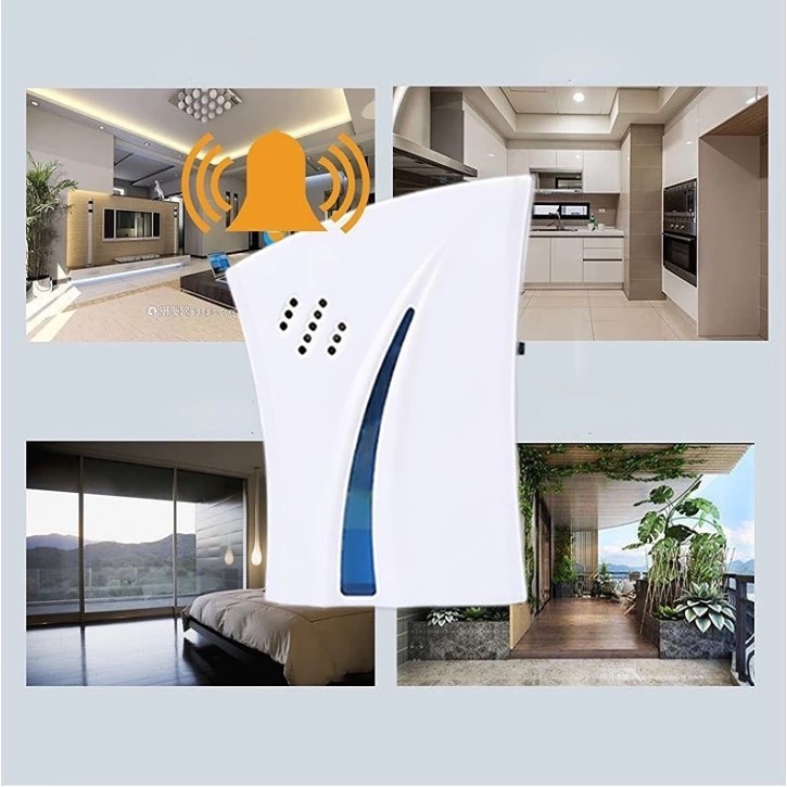 Keka'Store Bel Pintu Rumah Tannpa Kabel Bel Rumah Tanpa Kabel Bell Rumah Tanpa Kabel Jarak Jauh Bell