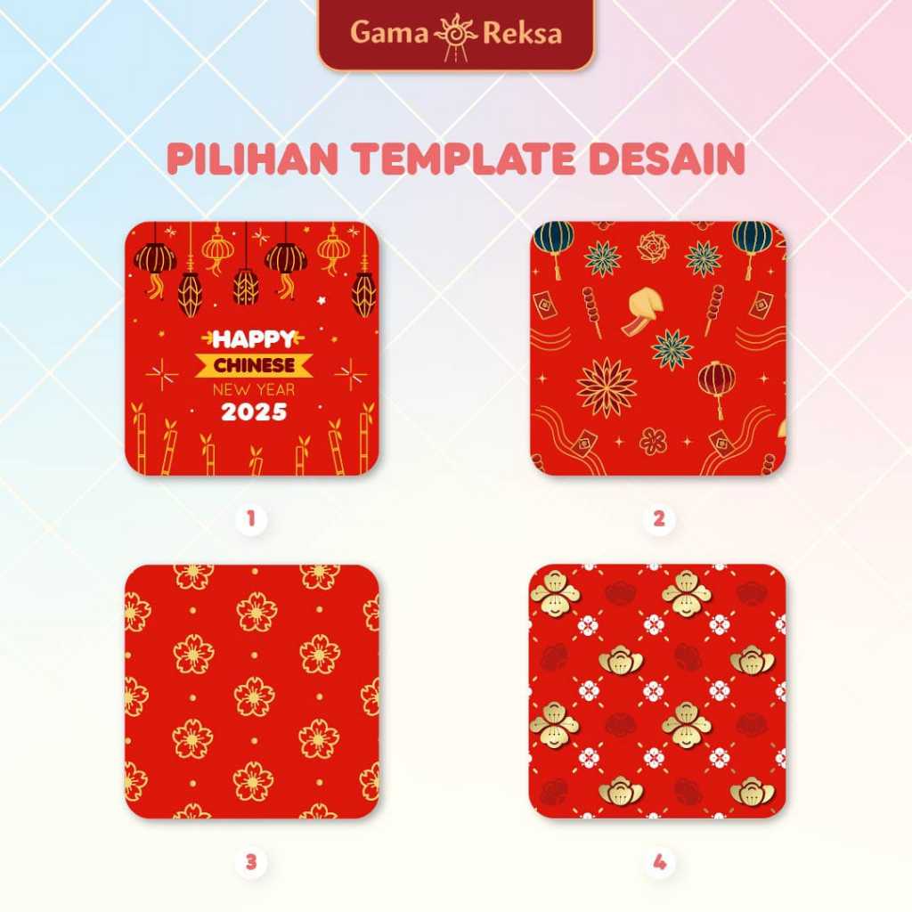 

Pilihan Template Desain Happy Chinese New Year 2025 / Tema Imlek UV Print