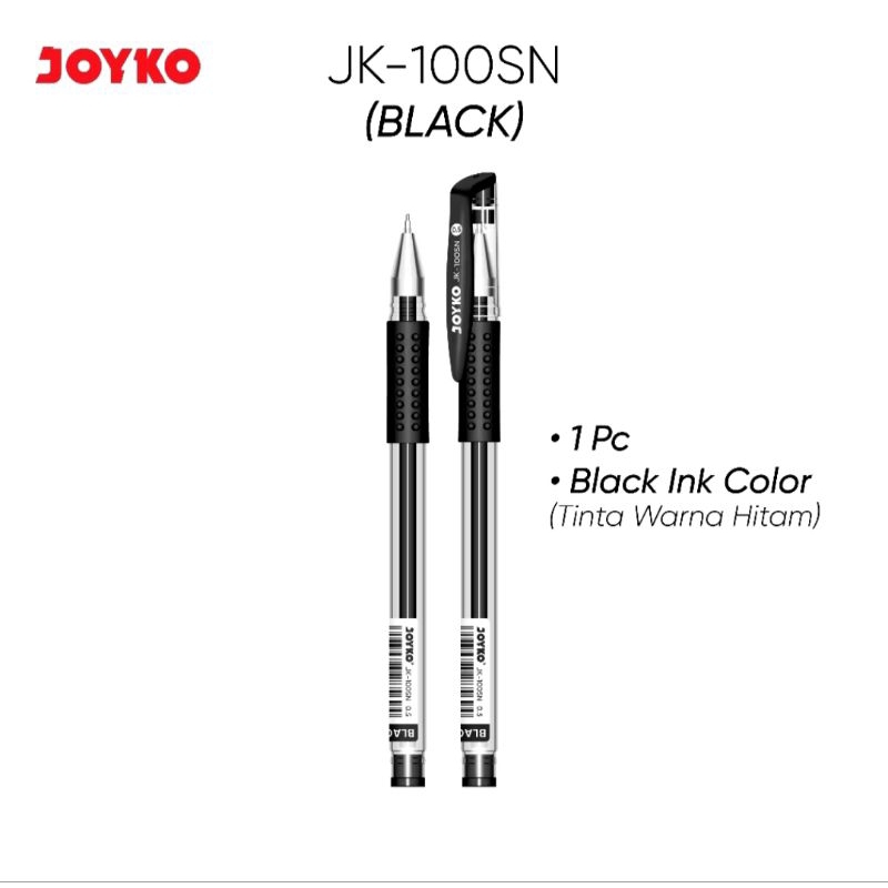 

Pulpen Joyko JK - 100SN Gel Pen | Harga per 3 pcs/biji